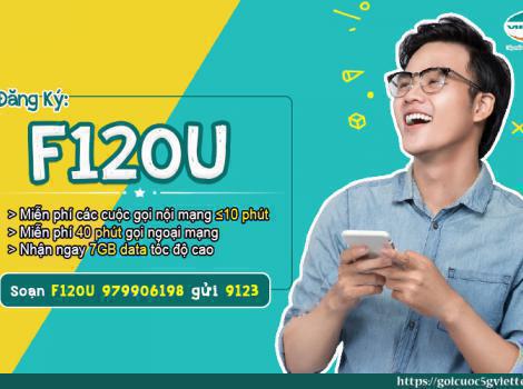 Các gói cước F của Viettel ưu đãi gọi và data 4G 2025