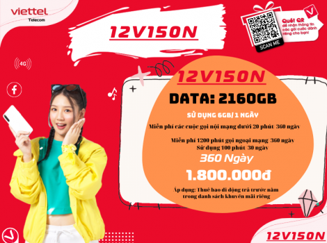 Nên Đăng Ký Gói Data Nào Ưu Đãi Nhất 1 Năm Của Viettel 