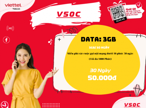 Các Gói Gọi 50K Viettel 1 Tháng Ưu Đãi 2025