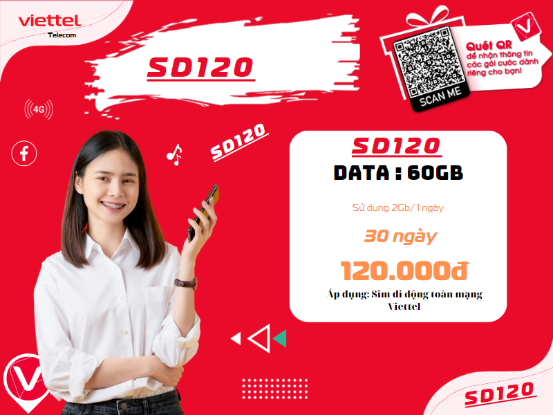 Gói SD120 của Viettel