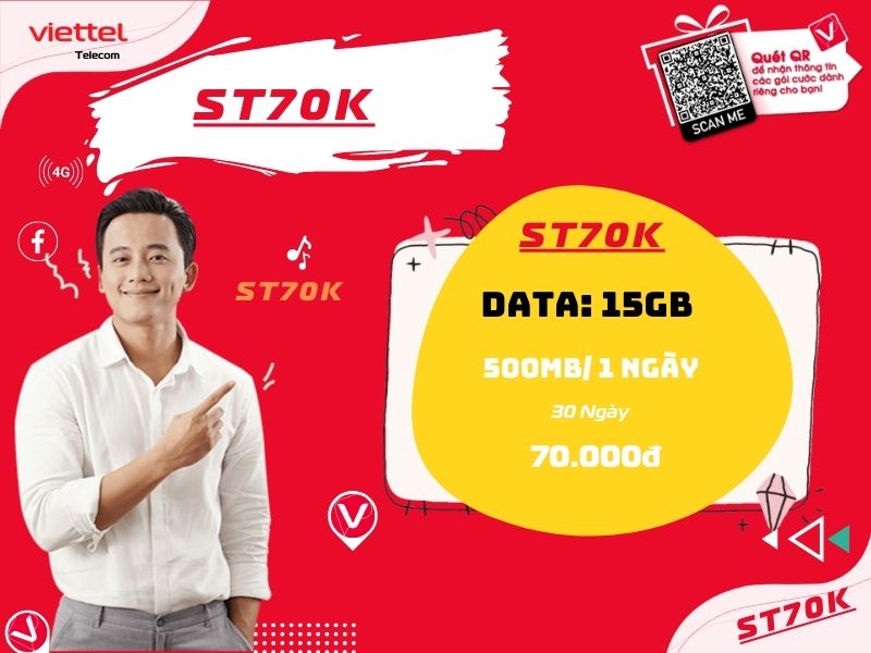 Gói ST70K của Viettel