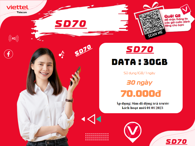 Gói SD70 của Viettel