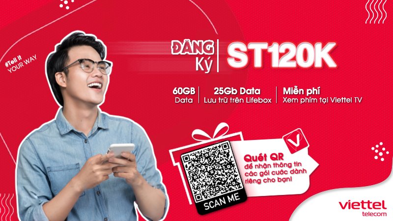 Gói cước ST120K của Viettel