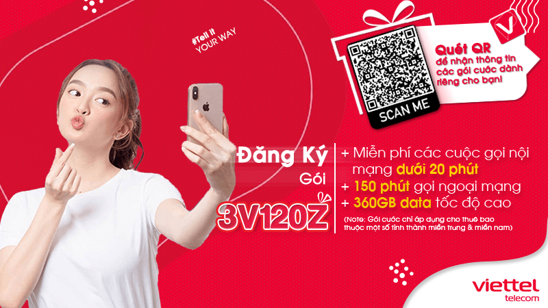 Gói 3V120Z của Viettel