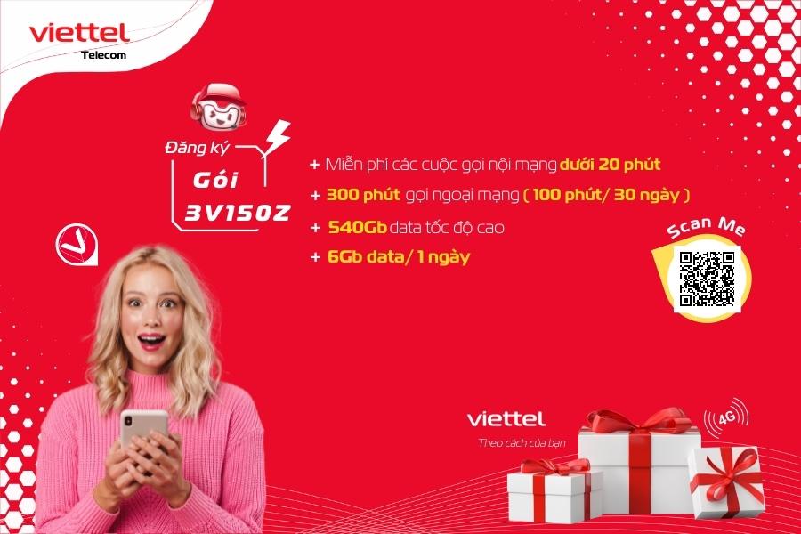 Gói 3V150Z Viettel