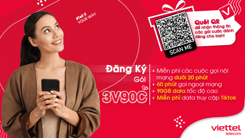 Gói 3V90C Viettel