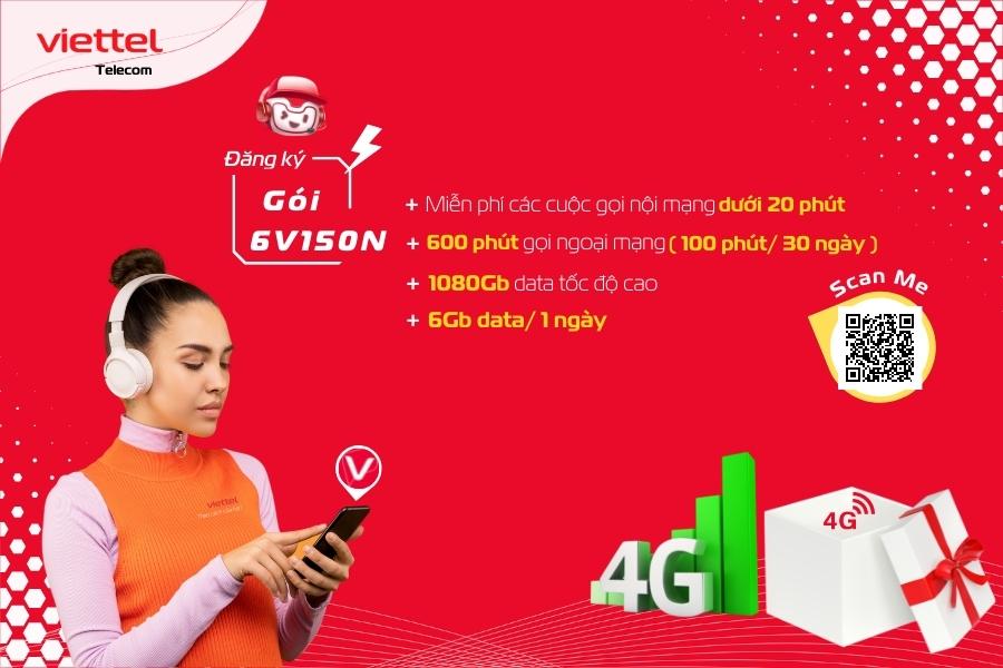 Gói 6V150N của Viettel