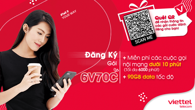 Gói 6V70C Viettel