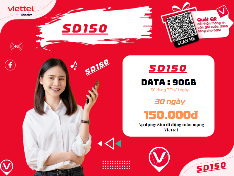 Gói SD150 của Viettel