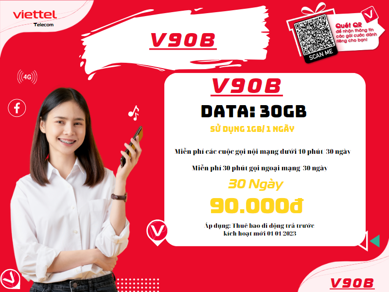 Gói V90B của Viettel