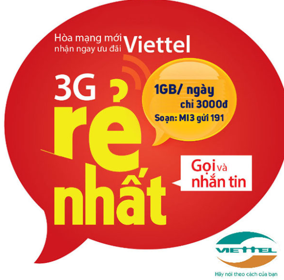 gói cước viettl 3k 1 ngày 2