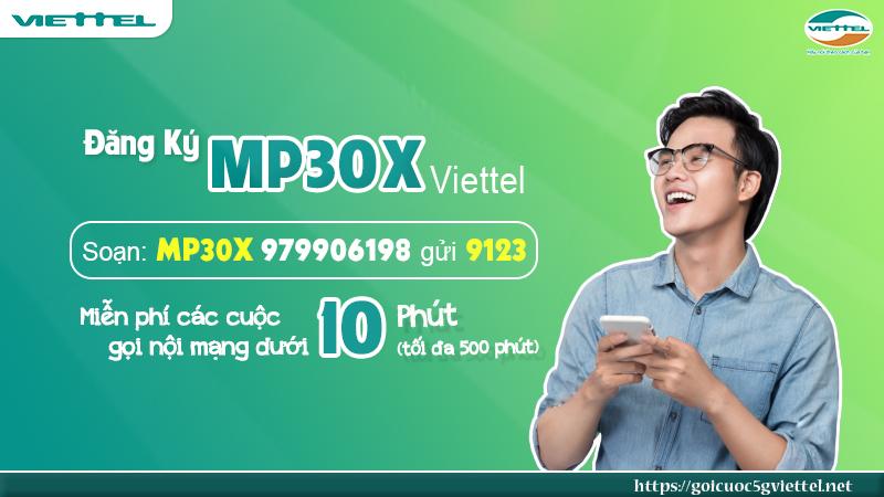 Gói cước mp30x của Viettel