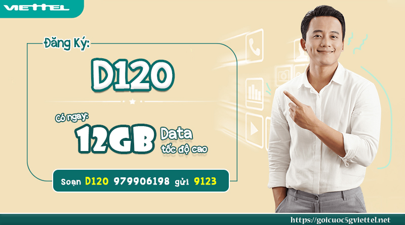 Gói cước D120 của Viettel