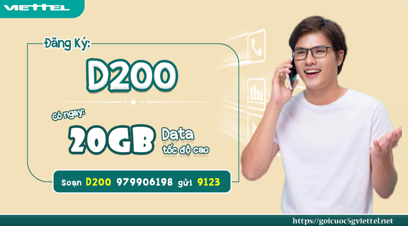 Gói D200 của Viettel