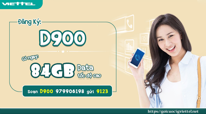 Gói cước D900 của Viettel