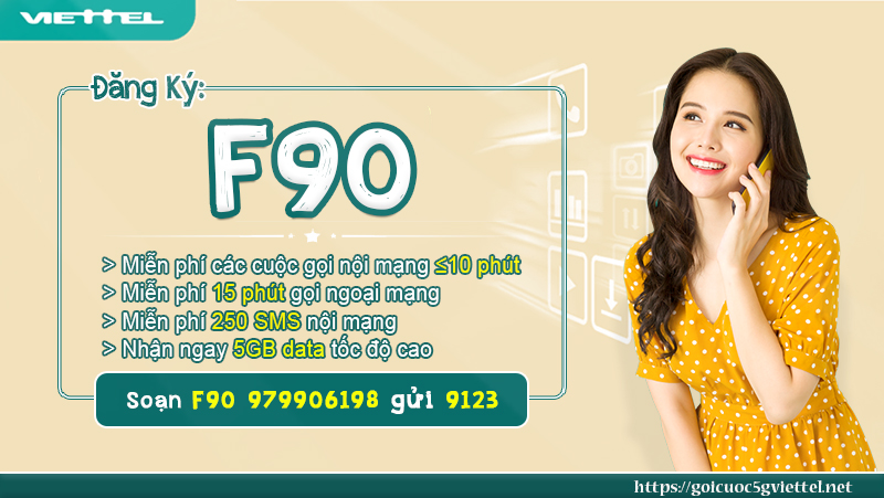 Gói cước F90 của Viettel