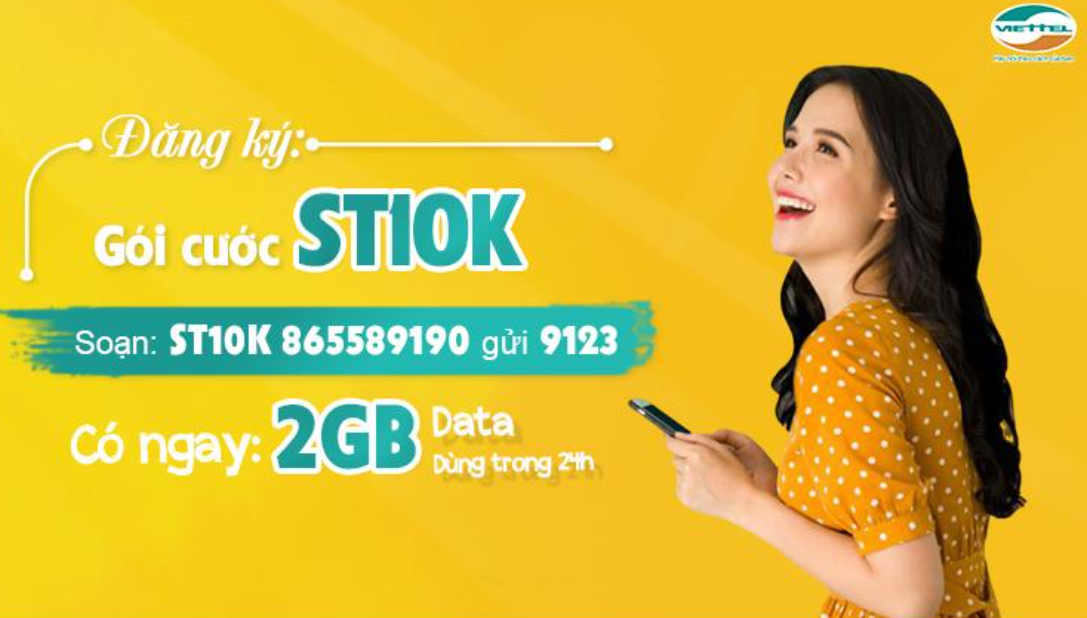 Gói cước ST10K của Viettel