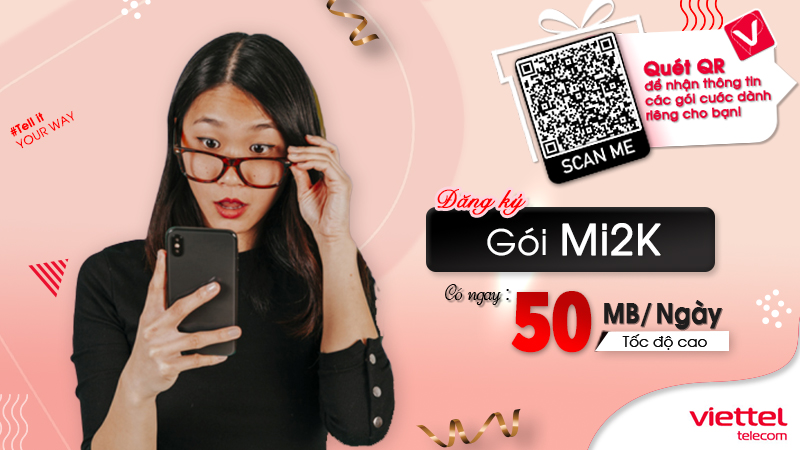 Gói cước MI2K của Viettel